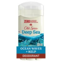 Old Spice Deep Sea Scent of Ocean Waves + Kelp Deodorant, 3.0 oz