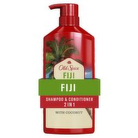 Old Spice Fiji 2in1 Shampoo & Conditioner for Men, Healthier, Fuller, More Moisturized Looking Hair