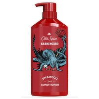 Old Spice Krakengard 2in1 Shampoo & Conditioner for Men, Healthier, Fuller, More Moisturized Lookin