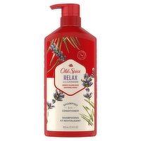 Old Spice Relax with Lavender Shampoo 2 in 1 Conditioner, 21.9 fl oz