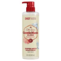 Old Spice GentleMan's Blend Exfoliate + Moisturize Body Wash, 18 fl oz