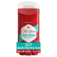 Old Spice High Endurance Aluminum Free Pure Sport Deodorant, 3.4 oz, 3.4 Ounce