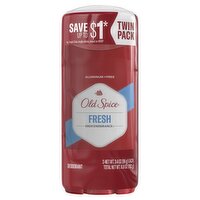 Old Spice High Endurance Fresh Deodorant Twin Pack, 3.4 oz, 2 count