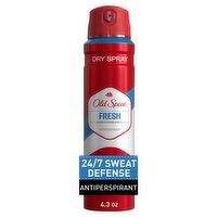 Old Spice High Endurance Fresh Antiperspirant Dry Spray, Size XL, 4.3 oz, 4.3 Ounce