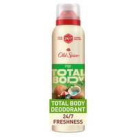 Old Spice Whole Body Deodorant Spray, Aluminum Free Total Body Deodorant, Fiji Scent, 24/7 Freshnes