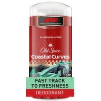 Old Spice Deodorant for Men, F1 Collection, Coastal Curves, Scent of Deep Waters & Downforce 3oz