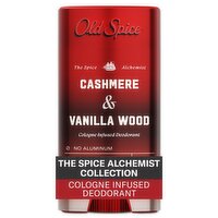Old Spice Deodorant for Men, The Spice Alchemist Collection, Cashmere and Vanilla Wood, 3oz