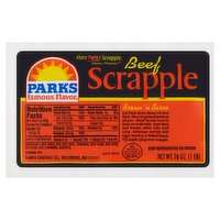 Parks Famous Flavor Beef Scrapple, 16 oz