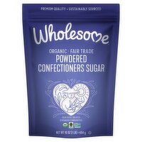 Wholesome Organic Powdered Confectioners Sugar, 16 oz