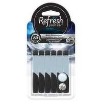 Refresh Your Car Lightning Bolt Ice Storm Air Fresheners, 6 count