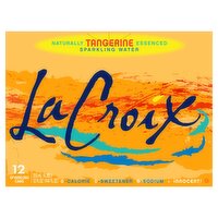 LaCroix Tangerine Sparkling Water, 12 fl oz, 12 count