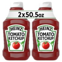 Heinz Tomato Ketchup, 2 count, 50.5 oz