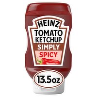 Heinz Simply Spicy Tomato Ketchup Blended with Jalapeno, 13.5 oz