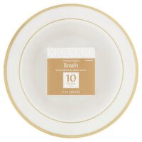 Amscan Premium Plastic Bowls, 10 count