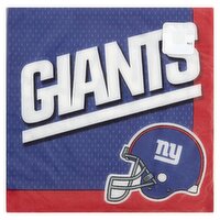 DesignWare New York Giants 2 Ply Luncheon Napkins, 16 count