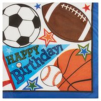 Party Impressions Sports Party 2 Ply Luncheon Napkins, 16 count