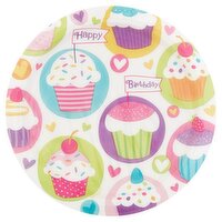 Party Impressions Cupcake Party Plates, 8 count