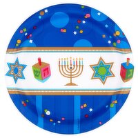 Amscan Party Impressions Hanukkah Celebrations 6.75 In Plates, 8 count