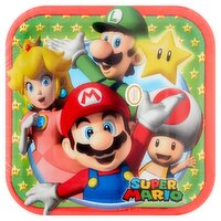 Amscan 7 in Super Mario Plates, 8 count