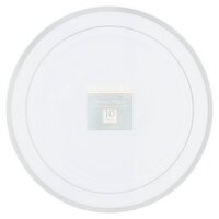 Amscan Premium Plastic 12 In Dinner Plates, 10 count