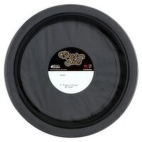 Elegant Touch 9" Black Plastic Plates, 20 count, 20 Each