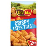 Ore-Ida Crispy Tater Tots Seasoned Shredded Potatoes, 32 oz