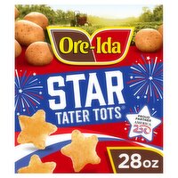 Ore-Ida Seasoned Shredded Potatoes Star Tater Tots, 28 oz