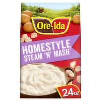 Ore-Ida Homestyle Steam 'N' Mash Pre-Cut Russet Potatoes, 24 oz