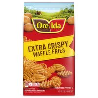 Ore-Ida French Fried Potatoes Extra Crispy Waffle Fries, 22 oz