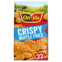 Ore-Ida French Fried Potatoes Extra Crispy Waffle Fries, 22 oz