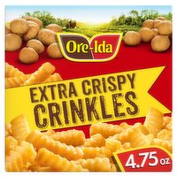 Ore-Ida Easy Fries Extra Crispy Crinkles French Fried Potatoes, 4.75 oz