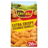 Ore-Ida Extra Crispy Seasoned Crinkles French Fried Potatoes, 26 oz