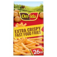 Ore-Ida Extra Crispy Fast Food Fries French Fried Potatoes, 26 oz