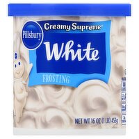 Pillsbury Creamy Supreme White Frosting, 16 oz, 16 Ounce