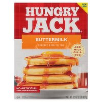 Hungry Jack Buttermilk Pancake & Waffle Mix, 32 oz