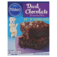 Pillsbury 13"x9" Dark Chocolate Brownie Mix Family Size, 18.4 oz