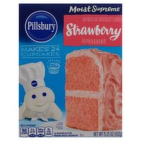 Pillsbury Moist Supreme Strawberry Cake Mix, 15.25 oz