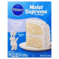 Pillsbury Moist Supreme Creamy Vanilla Cake Mix, 15.25 oz