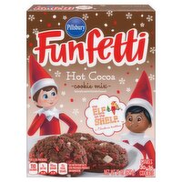 Pillsbury Funfetti Santaverse The Elf on the Shelf Hot Cocoa Cookie Mix, 15 oz