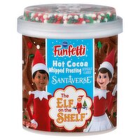 Pillsbury Funfetti Hot Cocoa Whipped Frosting, 12 oz