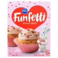 Pillsbury Funfetti Valentine Cake Mix with Candy Bits, 15.25 oz