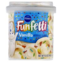 Pillsbury Funfetti Vanilla Frosting, 15.6 oz, 15.6 Ounce