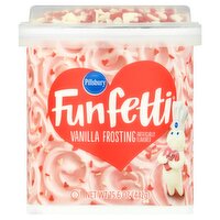 Pillsbury Funfetti Valentine Vanilla Frosting, 15.6 oz