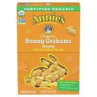 Annie's Homegrown Bunny Grahams Organic Honey Baked Graham Snacks, 7.5 oz