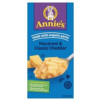 Annie's Organic Macaroni & Classic Cheddar, 6 oz