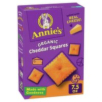 Annie's Organic Cheddar Squares Baked Crackers, 7.5 oz
