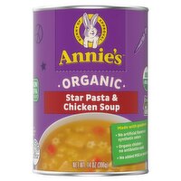 Annie's Organic Star Pasta & Chicken Soup, 14 oz