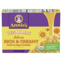 Annie's Deluxe Rich & Creamy Shells & Cheddar Vegan Mac, 10.8 oz