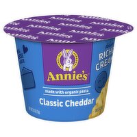 Annie's Classic Cheddar Shells & Cheese, 2.6 oz, 2.6 Ounce