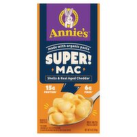 Annie's Super! Mac Wheat and Pea Pasta & Cheese, 6 oz